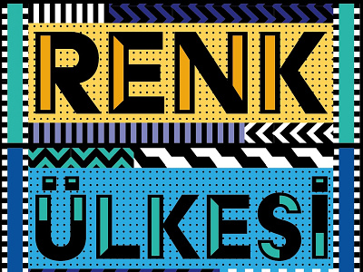 Renk Renk Poster Design Process