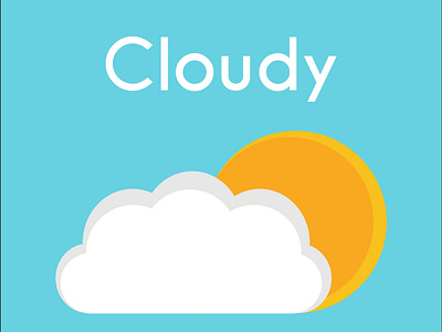 Weather icon - cloudy