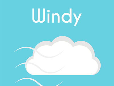 Weather icon - windy