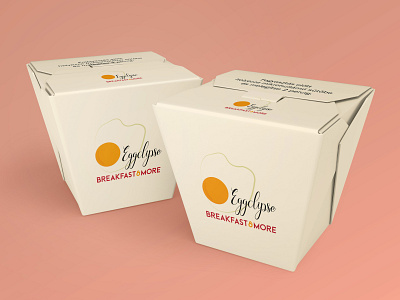 eggclipse breakfast bar take away box brand brand design logo logodesign package