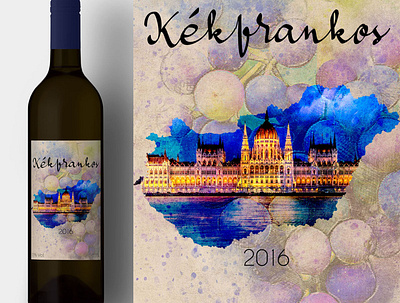 Hungarian wine label design label labeldesign