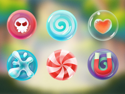 Candy in Candymeleon iOS Game