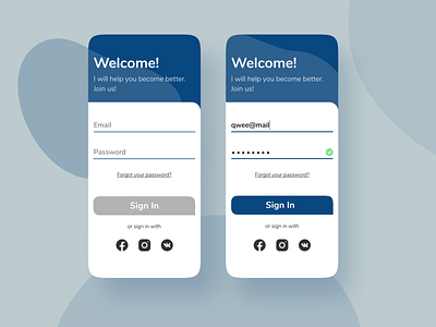 Daily UI: 001 "sign in page"