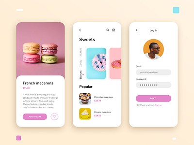 Static screens app app design design figma ui