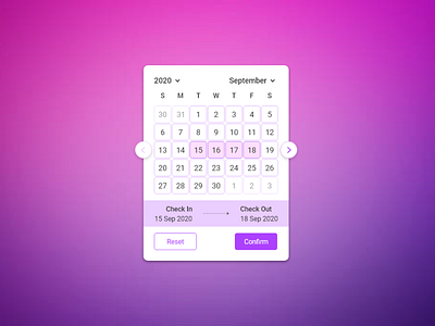 Calendar Widget