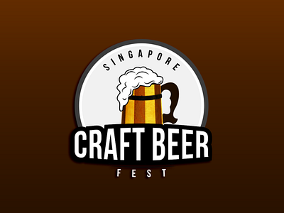 Craft Beer Fest branding illustration logo logo design vector