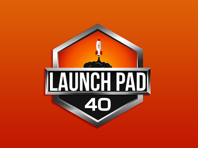 Launch Pad branding illustration logo logo design vector