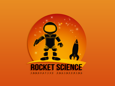 Rocket Science branding illustration logo logo design vector