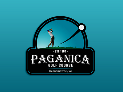 Paganica Golf branding illustration logo logo design vector
