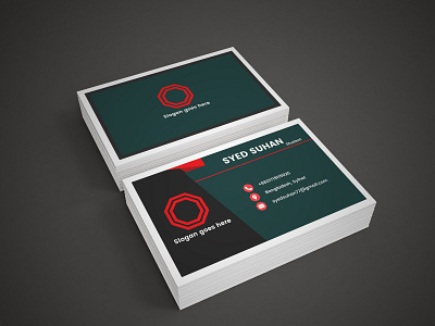 business card adobe photoshop businesscard dabble sided design illustration logo simple standerd typography