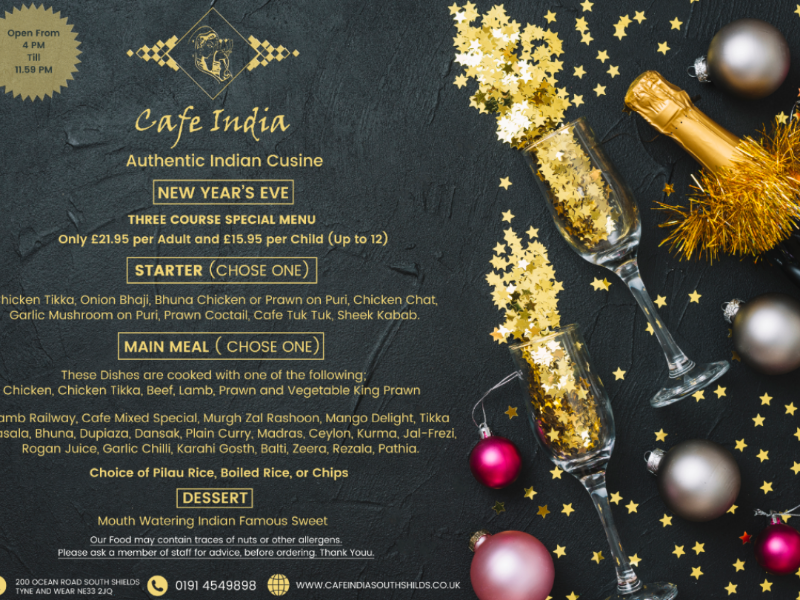 Free New Years Eve Menu Template Word