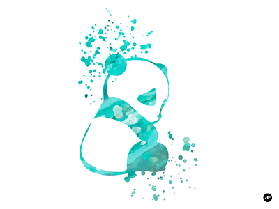 Malachite Panda animal art artwork color colorful colors creative cute figma green web web design webdesign white