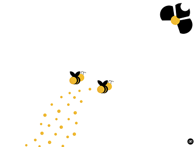 Honey bees animal bees black black and white design digital art digital illustration figma flat flat design gold graphic design honey bee honeybee illustration logo minimal web