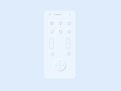 Daily UI Challenge 02 - Virtual Remote