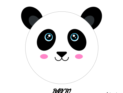 baby po illustration design