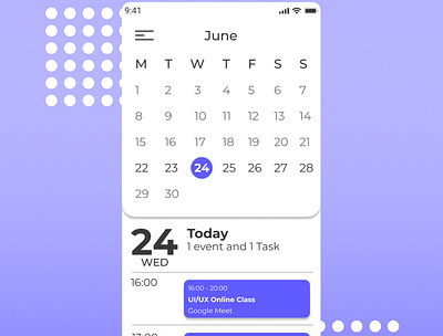 Day038 calendar dailyui app calendar ui daily ui dailyui design ui uidesign