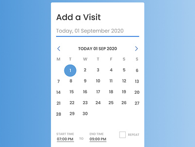 Day080 Date Picker Design app daily ui dailyui date picker design logo ui uidesign