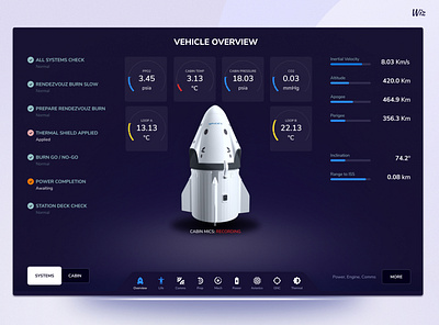 SpaceX Crew Dragon SpaceCraft Redesign app design spacex ui uidesign ux web