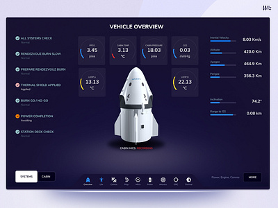 Recreation of SpaceX's Crew Dragon spacecraft