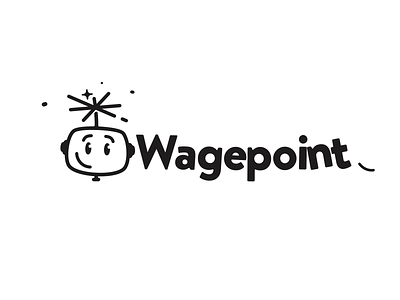 Wagepoint Logo Animation 2d animation digit illustration logo logo design pop robot wagepoint