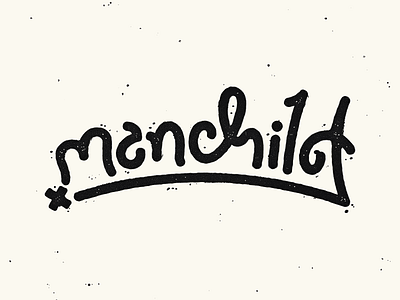 Manchild 2015 Update branding identity logo texture type typography