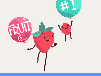 Welches #01 animation character animation fruit gif weirdos welches