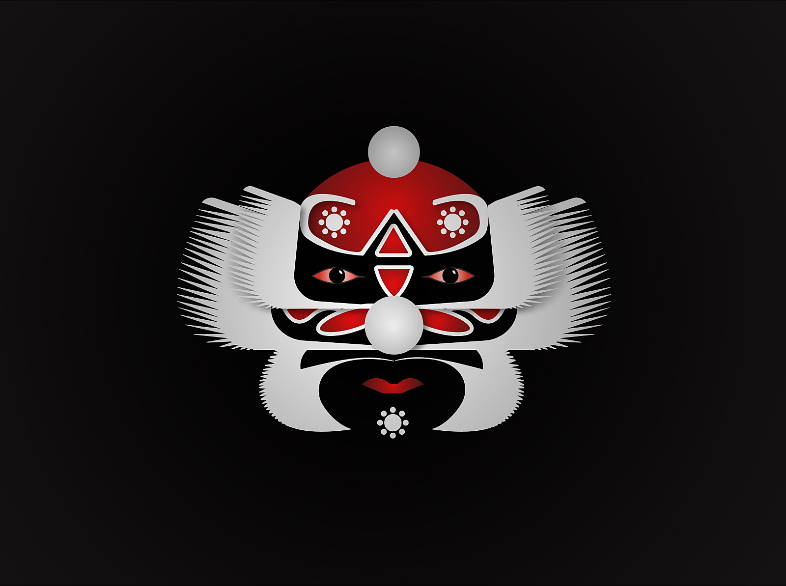 kathakali face by sidharth k on dribbble kathakali face by sidharth k on dribbble