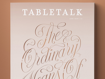 TableTalk Magazine branding design illustration lettering logo magazine cover type typography vector