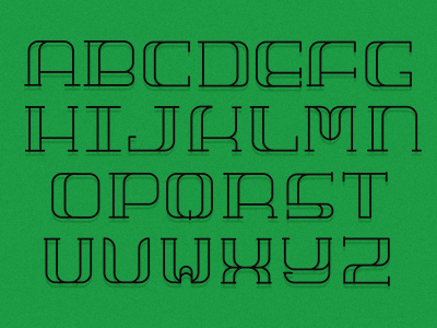 Faced V.2 alphabet black custom type design green illustration lettering serif slab texture type typeface typography vector