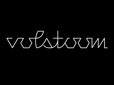 "fullsteam" black branding chrome emblem illustration lettering logo minimal trademark type typography white