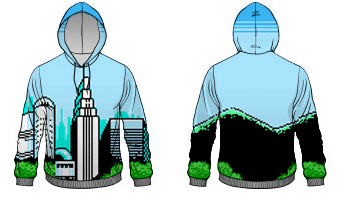 8bit hoody design