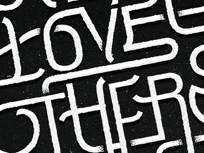 Love Art Love Others custom design designer ethos graphic helpink illustration lettering luke poster ritchie texture tshirt type typography vector