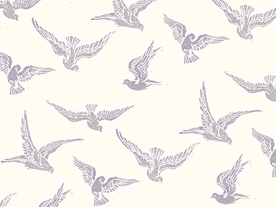 Victorian Bird Wallpaper