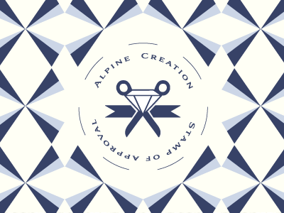 jeweler WIP blue branding circle design.illustration diamond elements imagery light blue logo pattern ribbon scissor stamp vector