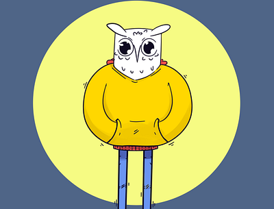 owl art comics design digital digitalart drawing illustration owl