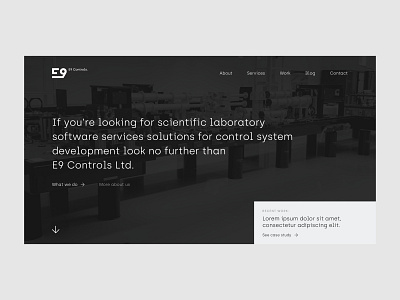 E9 Controls. Web Design & Web Development. branding logo ui ux web webdesign webdevelopment website website design