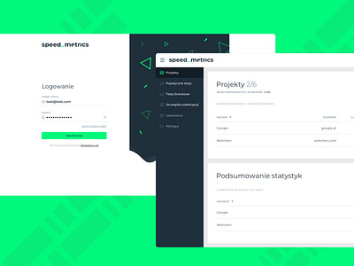Spped Metrics | Web App Design