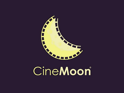 CineMoon Logo art artist logo graphics