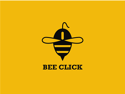 Bee Click branding branding design design illustration illustrator logo logo design logobranding logodesign vector