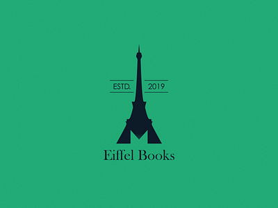 Eiffel Books brand design brand identity branding design illustration illustrator logo logo design logobranding vector