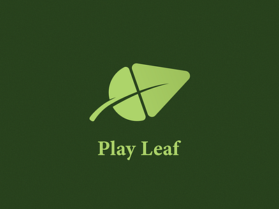 Play Leaf brand design brand identity branding design illustration illustrator logo logo design logobranding logodesign typography vector