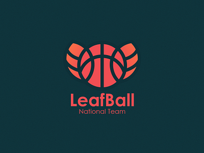 LeafBall Logo brand design brand identity branding design illustration illustrator logo logo design logobranding logodesign vector