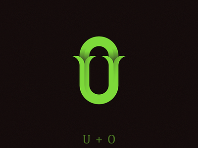 UO Monogram brand design brand identity branding design illustration illustrator logo logo design logobranding vector
