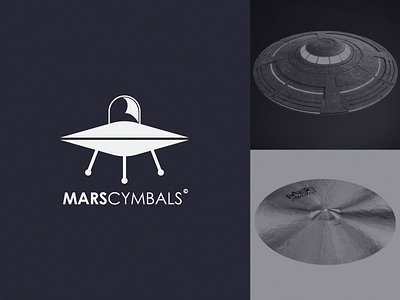 Mars Cymbals brand design brand identity branding design illustration illustrator logo logo design logobranding vector