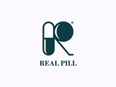 Real Pill brand design brand identity branding design illustration illustrator logo logo design logobranding vector