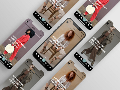 LADY. (Mobile App) adobexd annimation apparel branding clothes clothing brand fashion free download streetwear ui uiux
