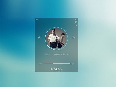 Music Player concept dashboard dribbble invite player search thanks ui ux video web webdesign