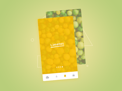 Limetes app clean design fresh ios limites mobile