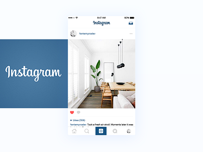 Instagram app clean design graphic design instagram instagram redesign ios mobile mobile app redesign ui ux