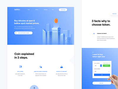 Clean landing page